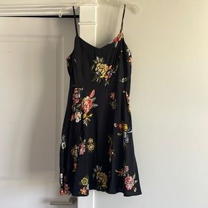 Black Floral Summer Dress